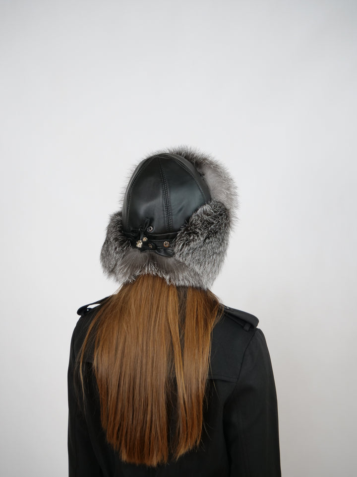 202 Fox Trapper Hat - Fox - Tillbehör - Svart