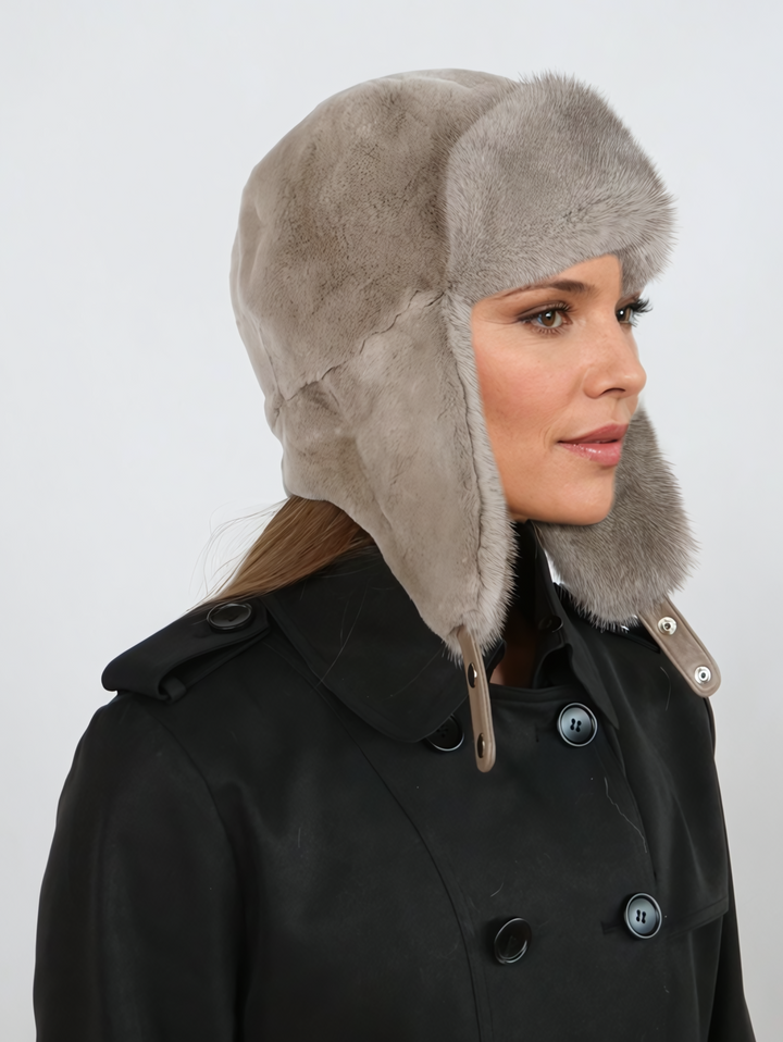 714 Mink Trapper Hat - Mink - Aukabúnaður - Silfurblár