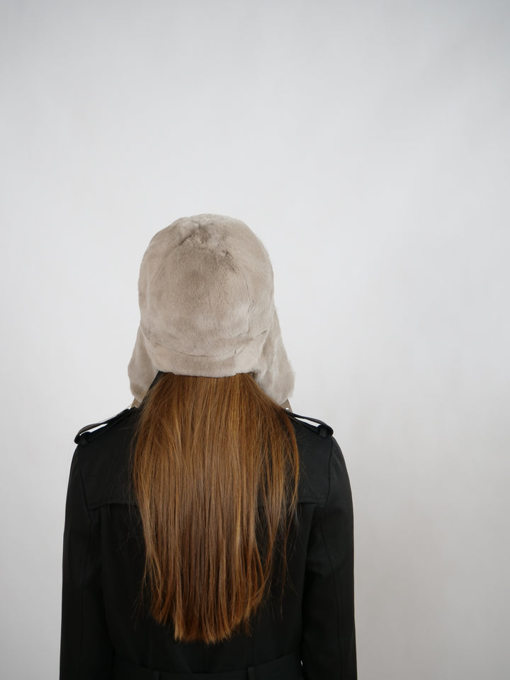 714 Mink Trapper Hat - Mink - Aukabúnaður - Silfurblár