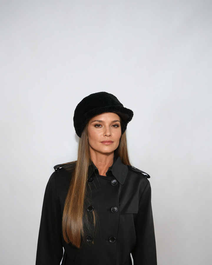 646 Lamb Cap - Lam - Accessoires - Zwart
