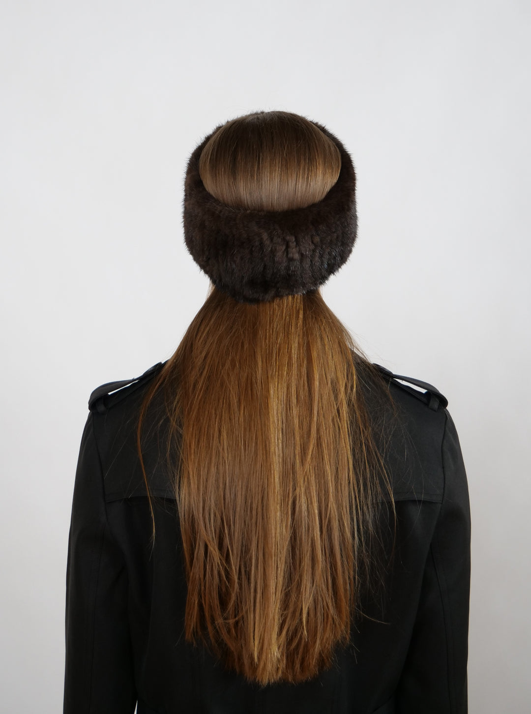 Gebreide Hoofdband - Mink Knitted - Accessoires - Bruin