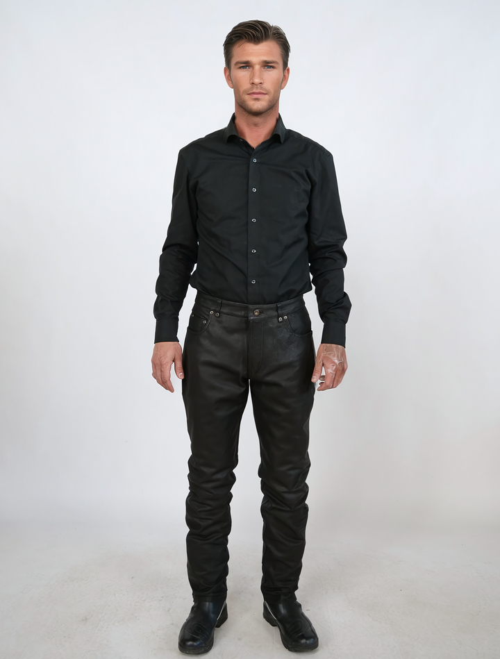 Pantalón Jack - Piel Cordero Skipper - Hombre - Negro