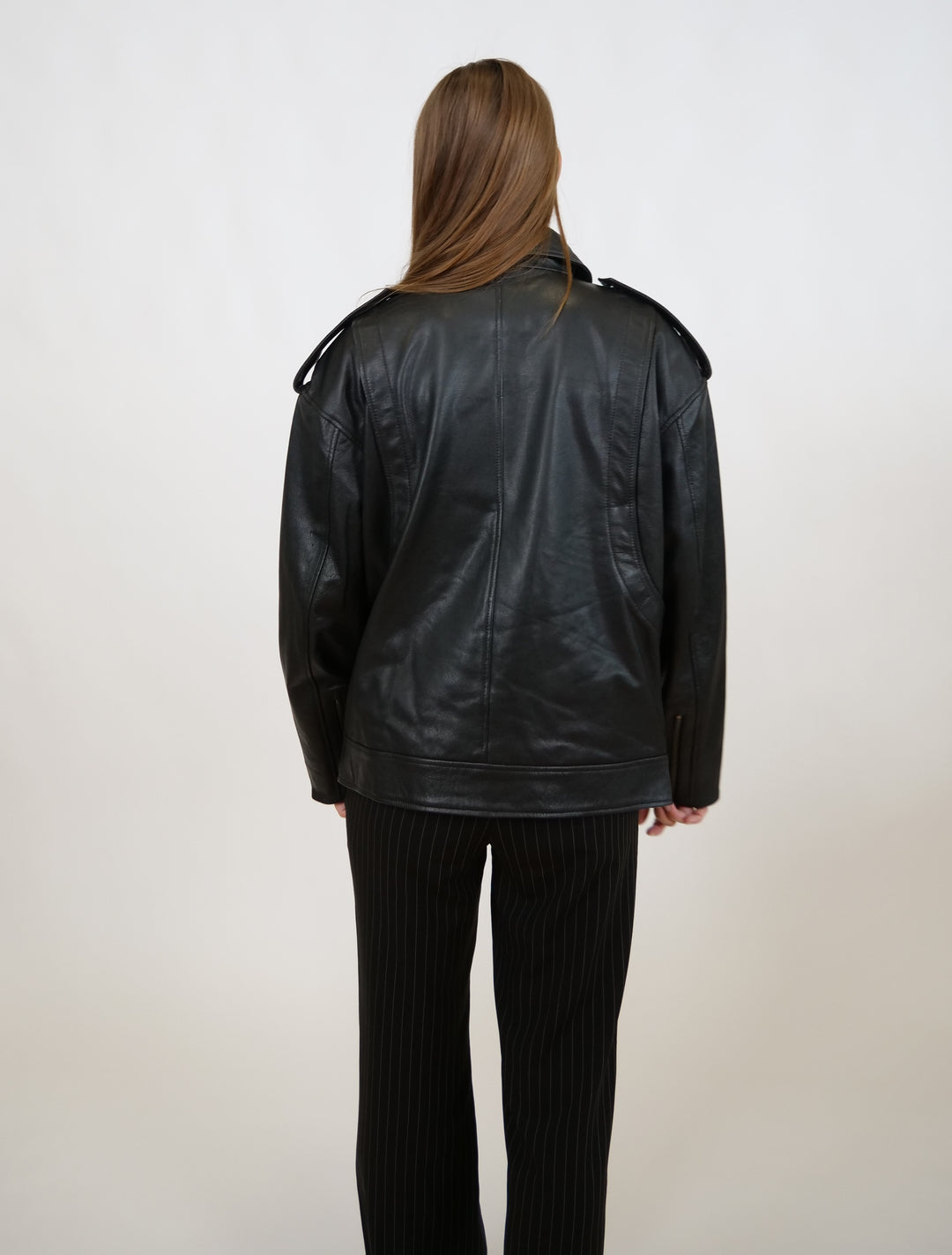 Illy, 62 cm. - Couro de cabra esfregado - Mulheres - Preto