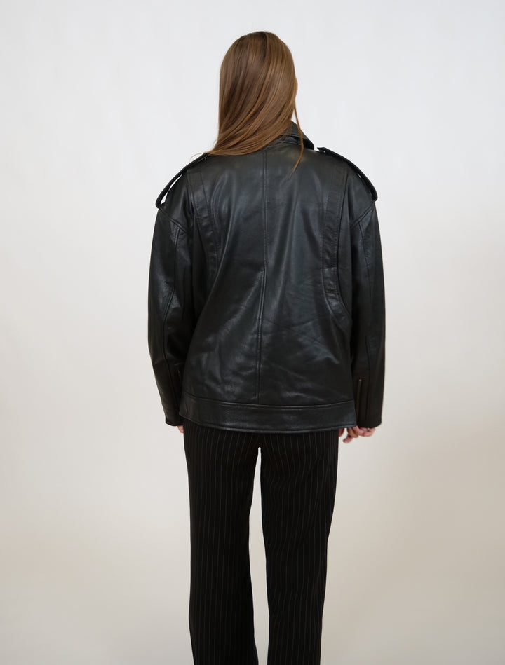 Illy, 62 cm. - Couro de cabra esfregado - Mulheres - Preto