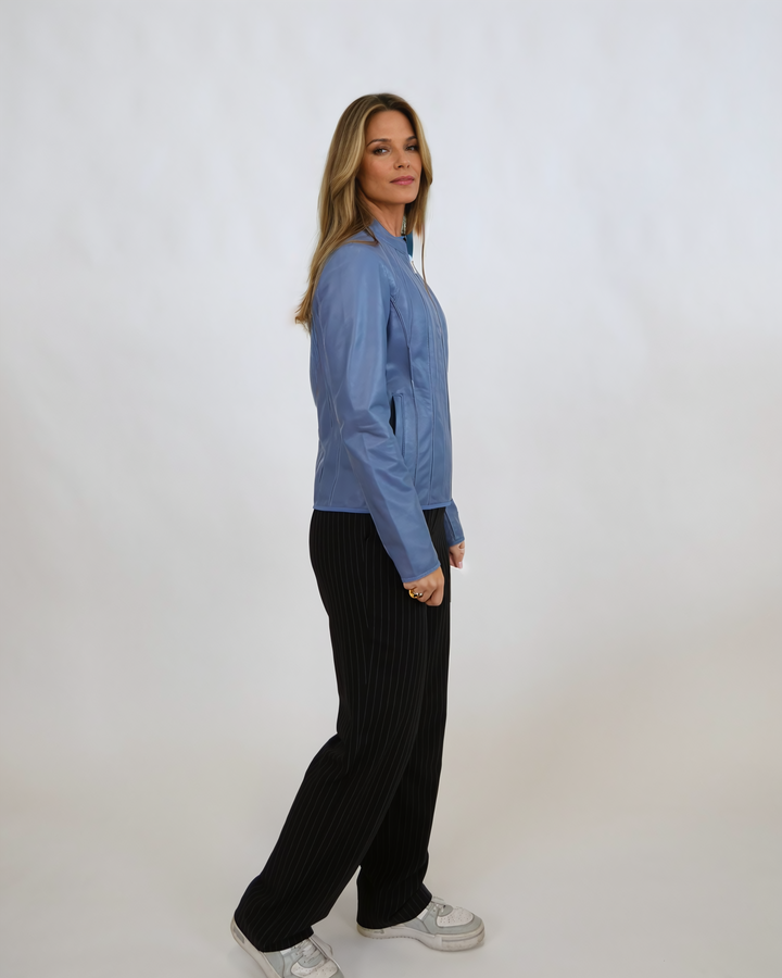 Lynx, 56cm. - Lams Dior-leer - Dames - Elementair blauw