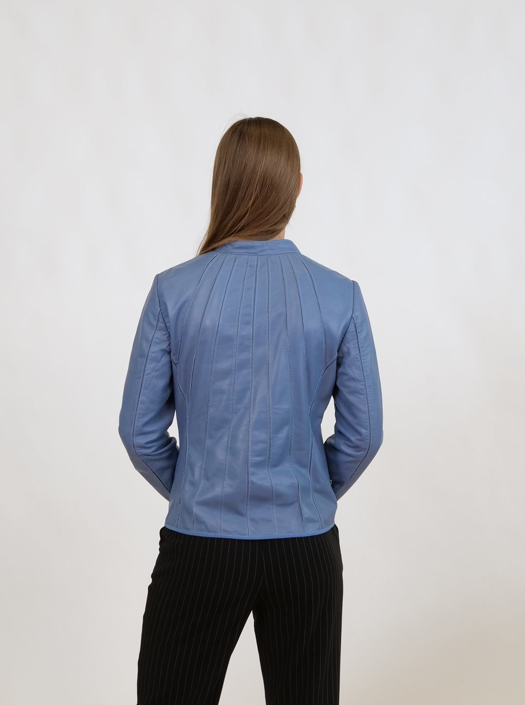 Lynx, 56cm. - Lams Dior-leer - Dames - Elementair blauw