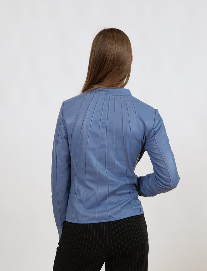 Lynx, 56cm. - Lams Dior-leer - Dames - Elementair blauw