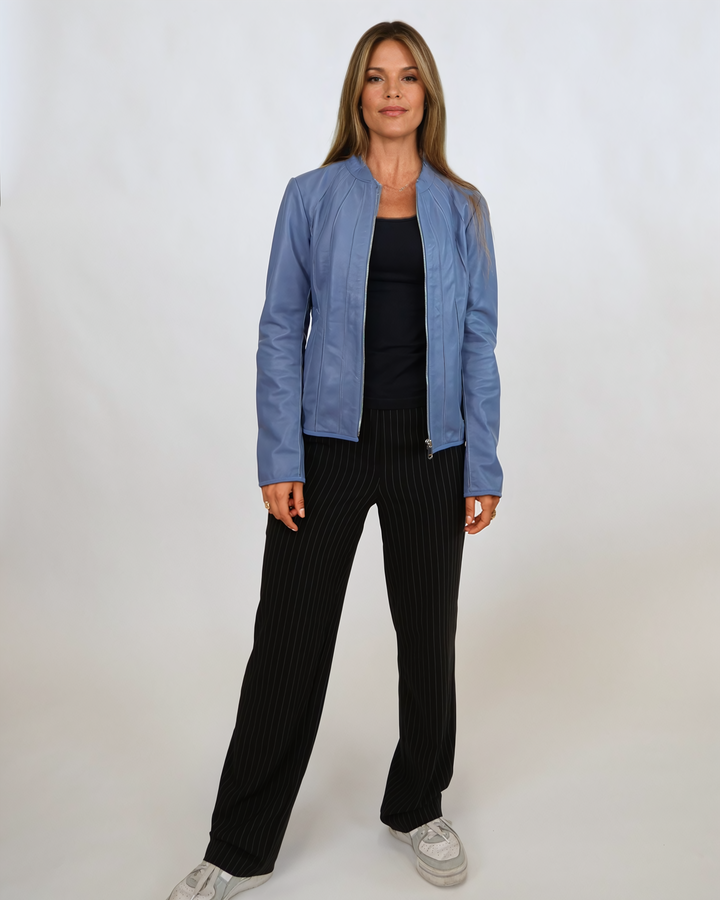 Lynx, 56cm. - Lams Dior-leer - Dames - Elementair blauw