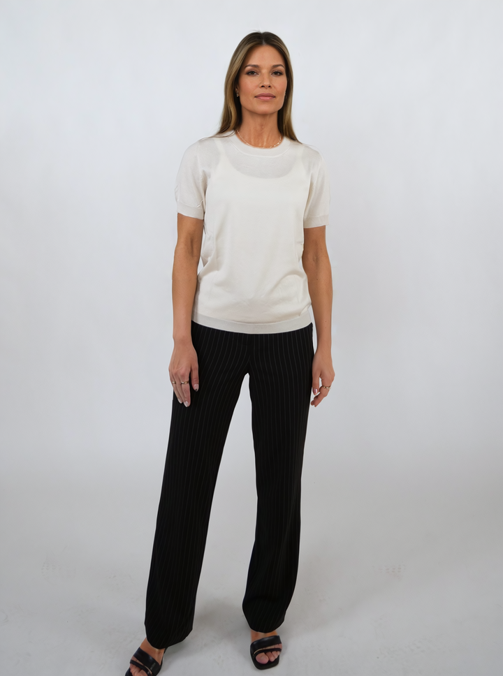 SY-E002 Kvennaskyrta - Cashmere Blend - Kvenna - Fílabein