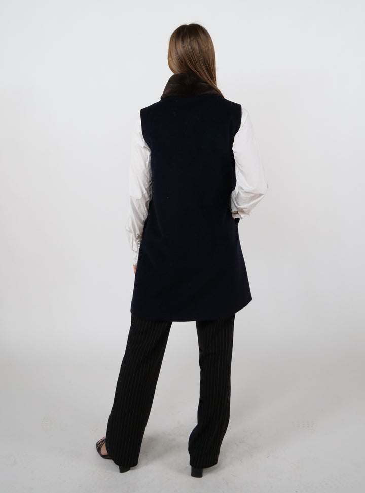 Isalyne, 85 cm.  - Rex - Dames - Marine