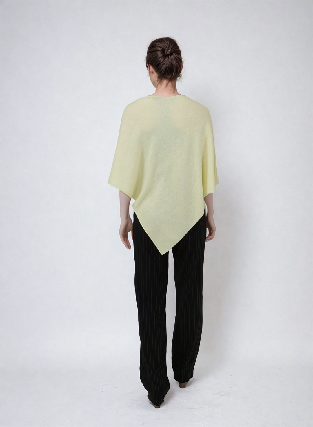 SY-24001 Poncho - 100% Pure Cashmere - Accessoires - Citroen