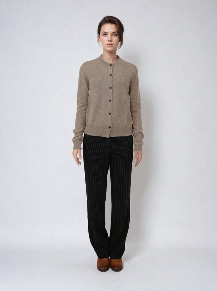 SY-23022 Cardigan - 100% Cashmere - Tilbehør - Eg