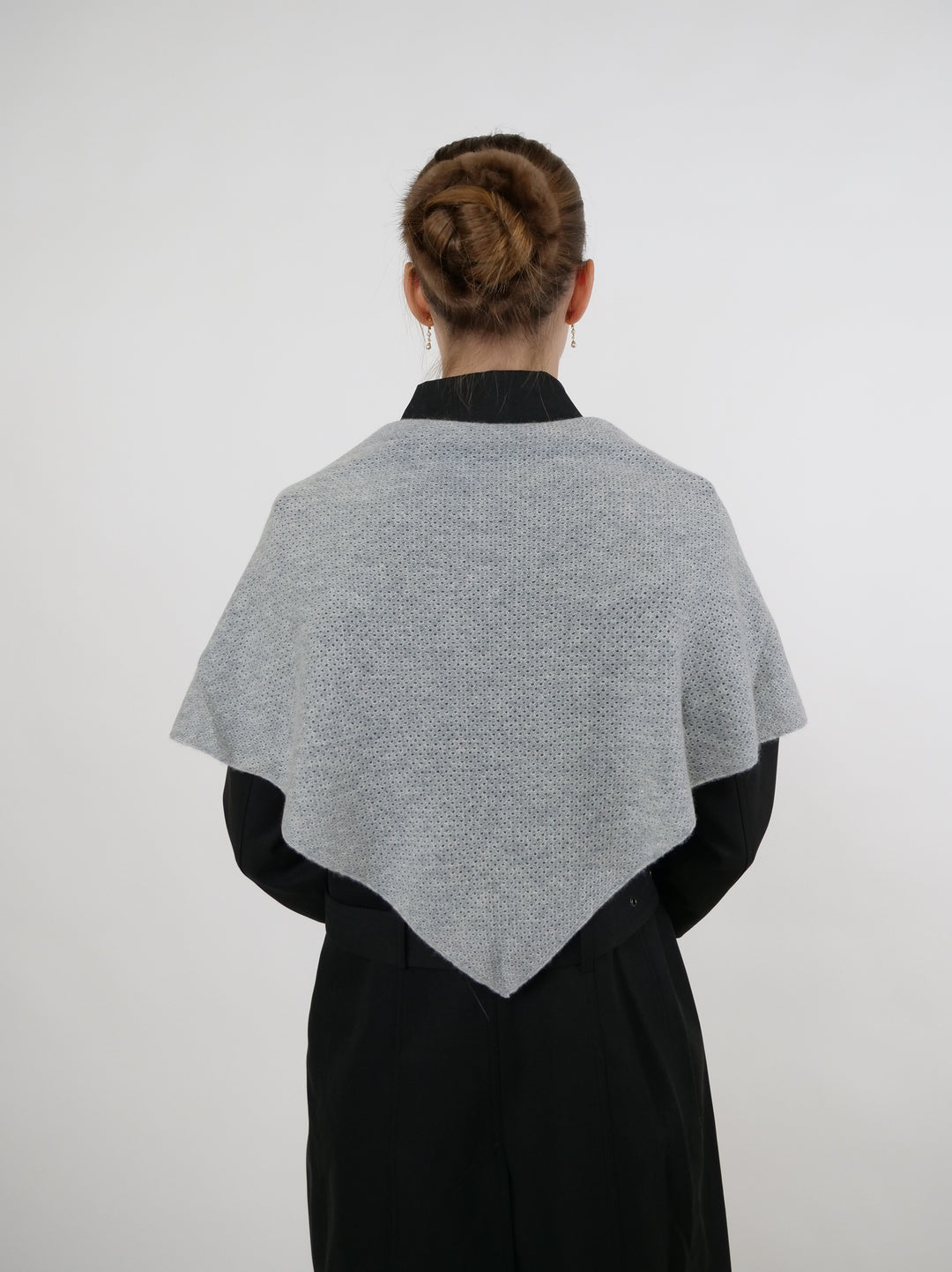 SY-1823 Tørklæde - 100 % PureCashmere - Tilbehør - Grå