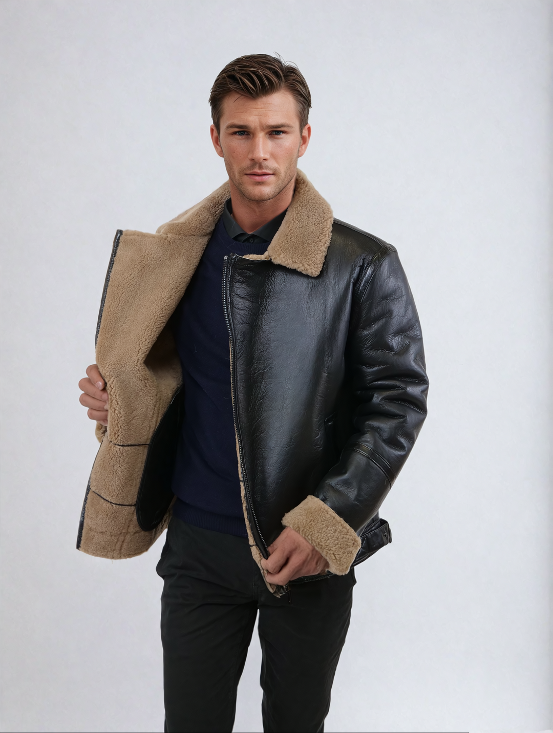 Hadley, 68 cm. - Halsbånd - Rock Lam - Mand - Sort