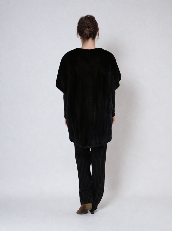 Kay West, 80 cm. - Mink Let Out - Kvinder - Sort
