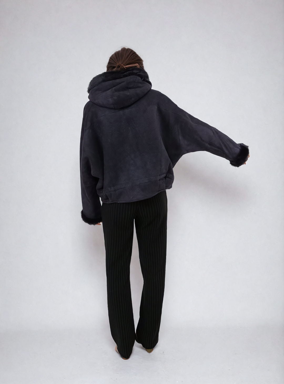 Hosana-B, 61 cm. - Hette - Semsket lam - Dame - Segred Grey