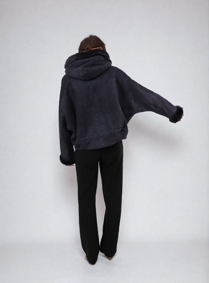 Hosana-B, 61 cm. - Hette - Semsket lam - Dame - Segred Grey
