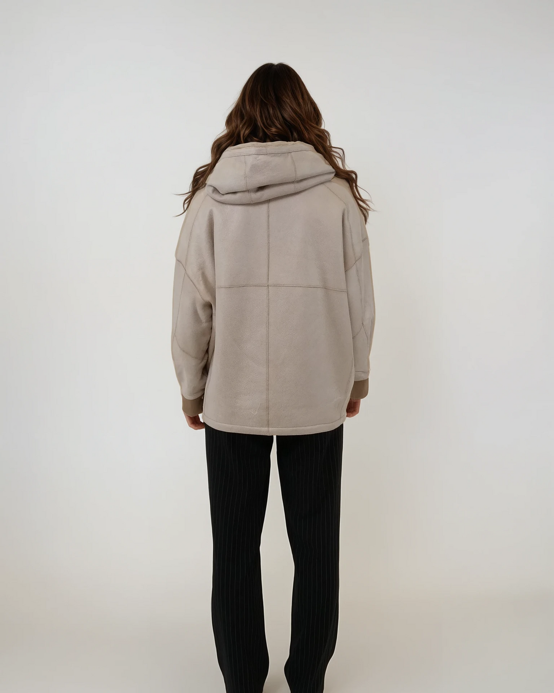 ISQ, 68 cm. - Nappa Lam - Dames - Gebroken wit