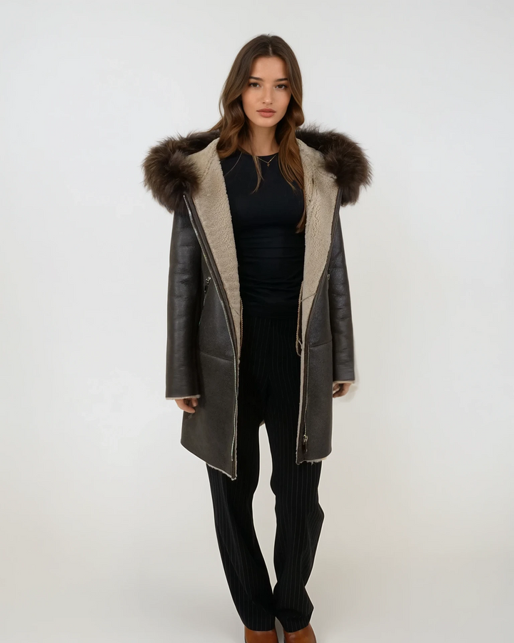 Abella, 85cm. - Cool Lamb - Dames - Donkerbruin