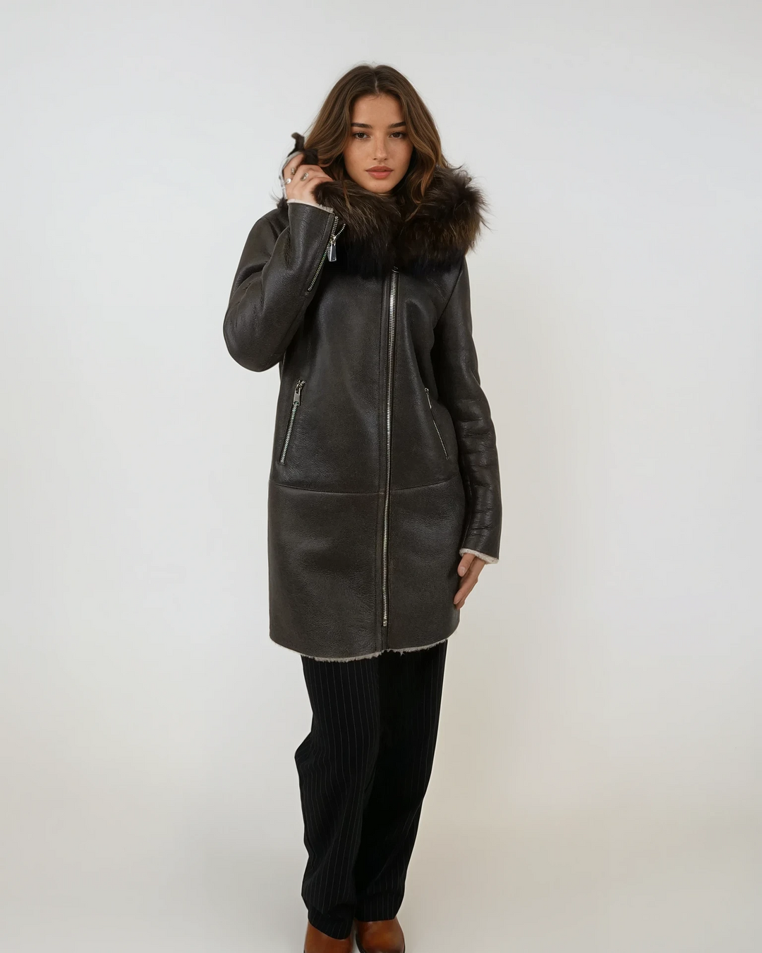 Abella, 85cm. - Cool Lamb - Dames - Donkerbruin