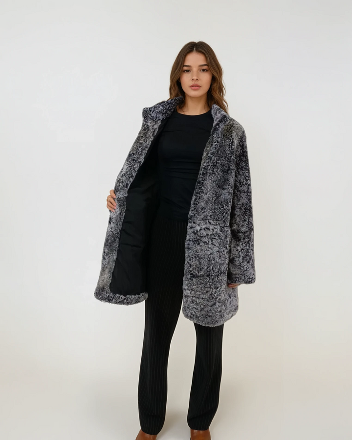 Innocente, 83 cm. - Krave - Nappa Lamb Brisa - Damer - Sort