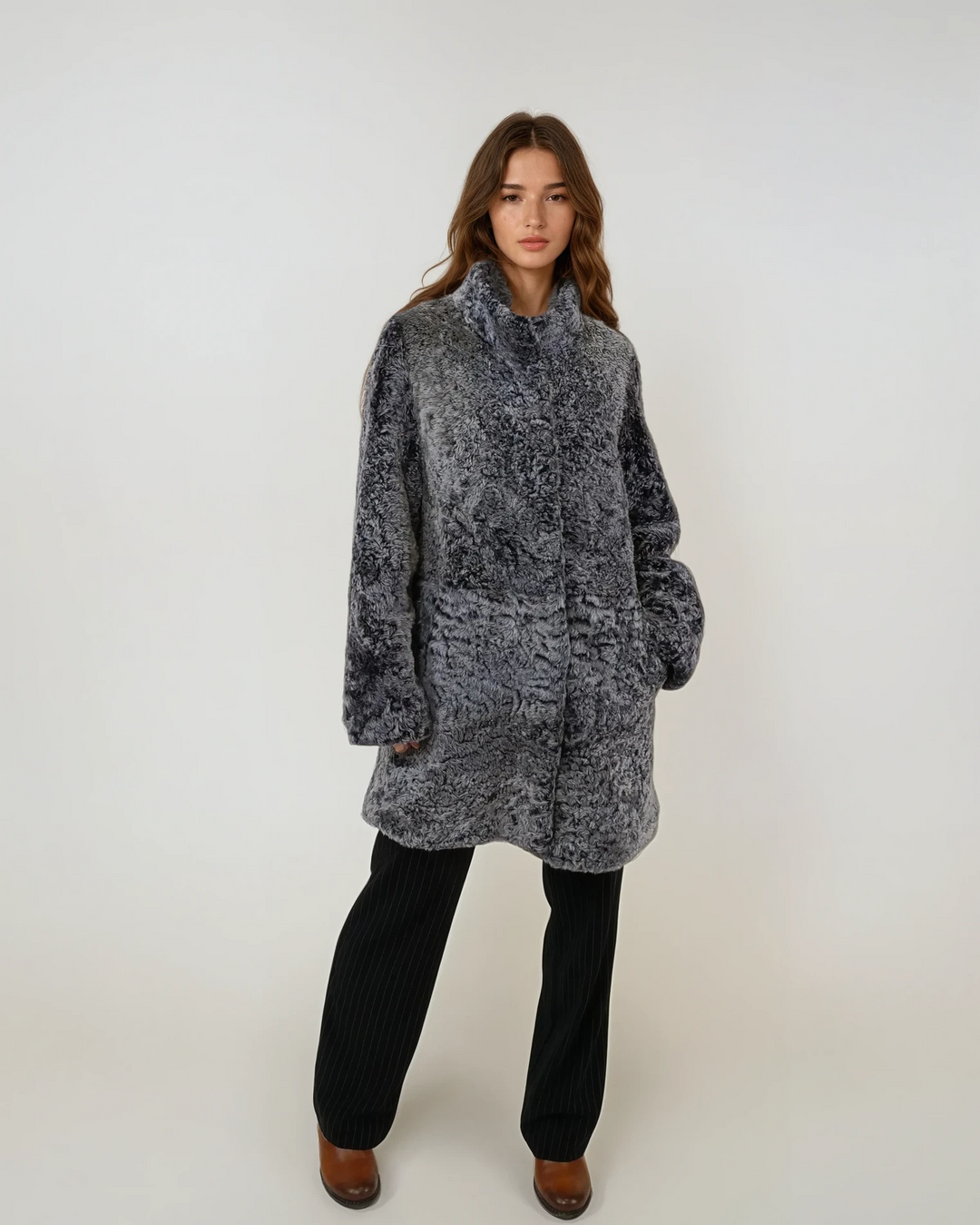 Innocente, 83 cm. - Krave - Nappa Lamb Brisa - Damer - Sort