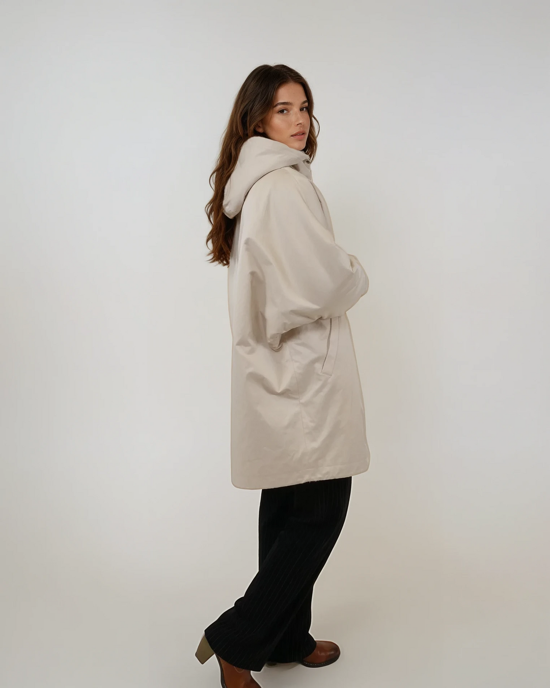 Idora, 85 cm. - Textil - Dam - Off White