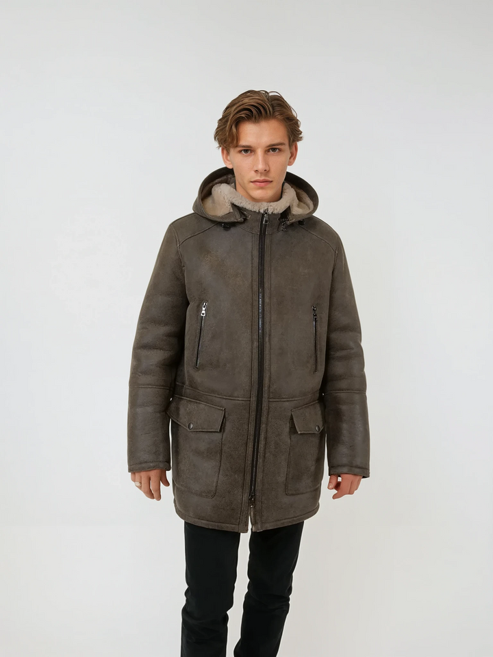 Iago, 85 cm. - Nappa Lamb Crack - Mand - Kamel