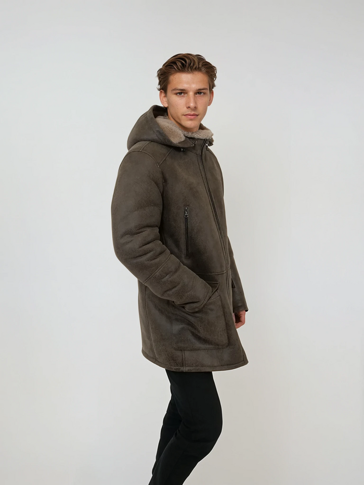Iago, 85 cm. - Nappa Lamb Crack - Mand - Kamel