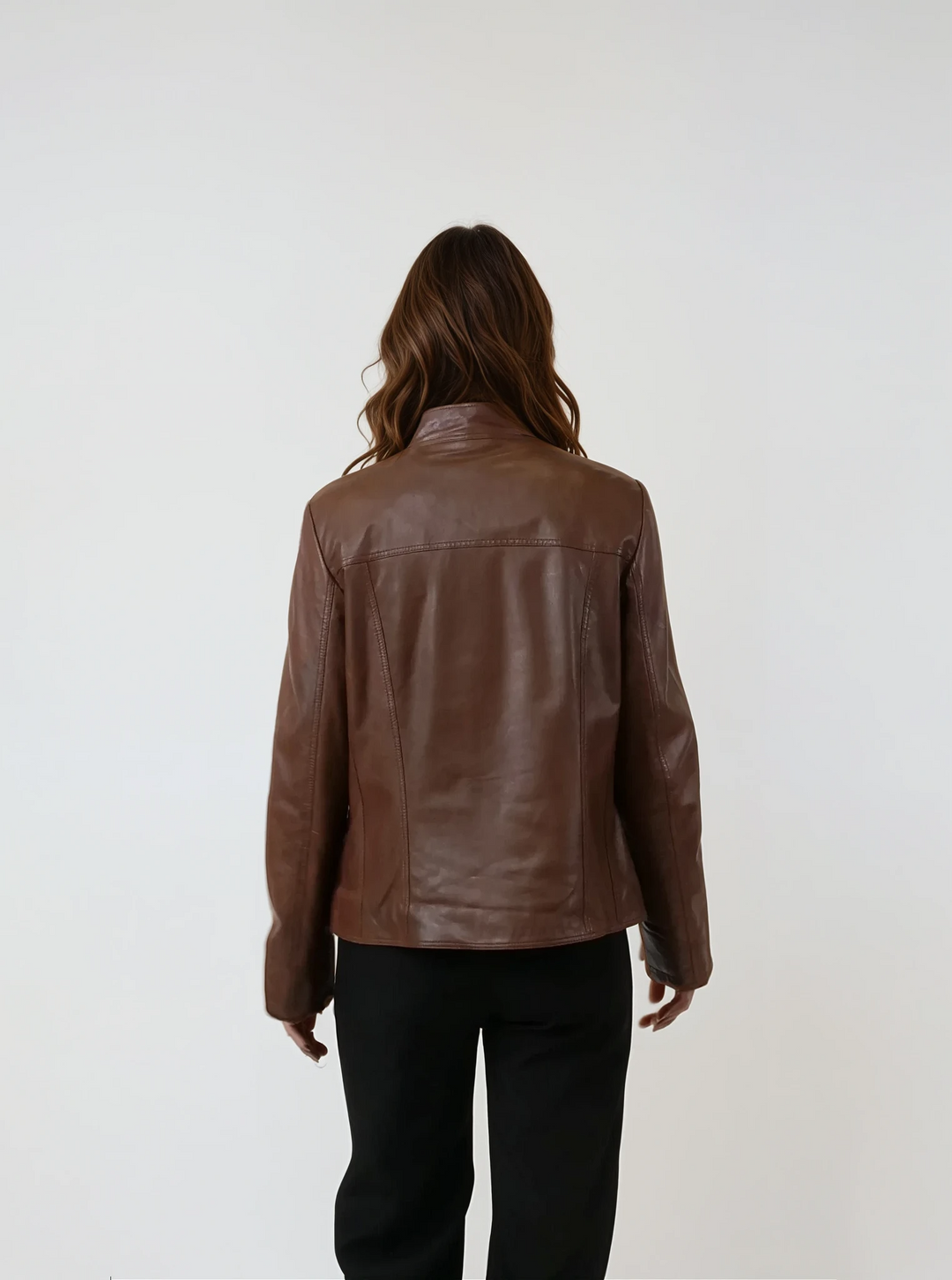 Juliette - Comfort, 60 cm. - Lamm Malli Läder - Dam - Cana Brown