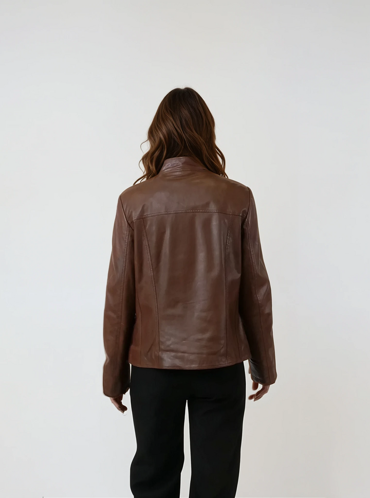 Juliette - Comfort, 60 cm. - Lamm Malli Läder - Dam - Cana Brown