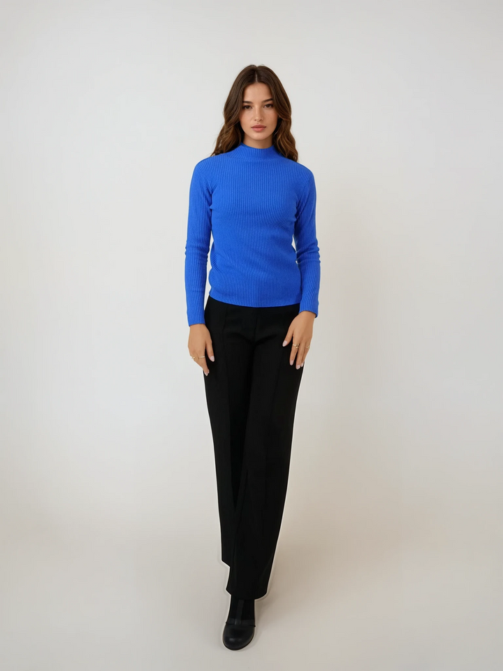 SY-25006 Pullover – 100 % reines Kaschmir – Damen – Marineblau