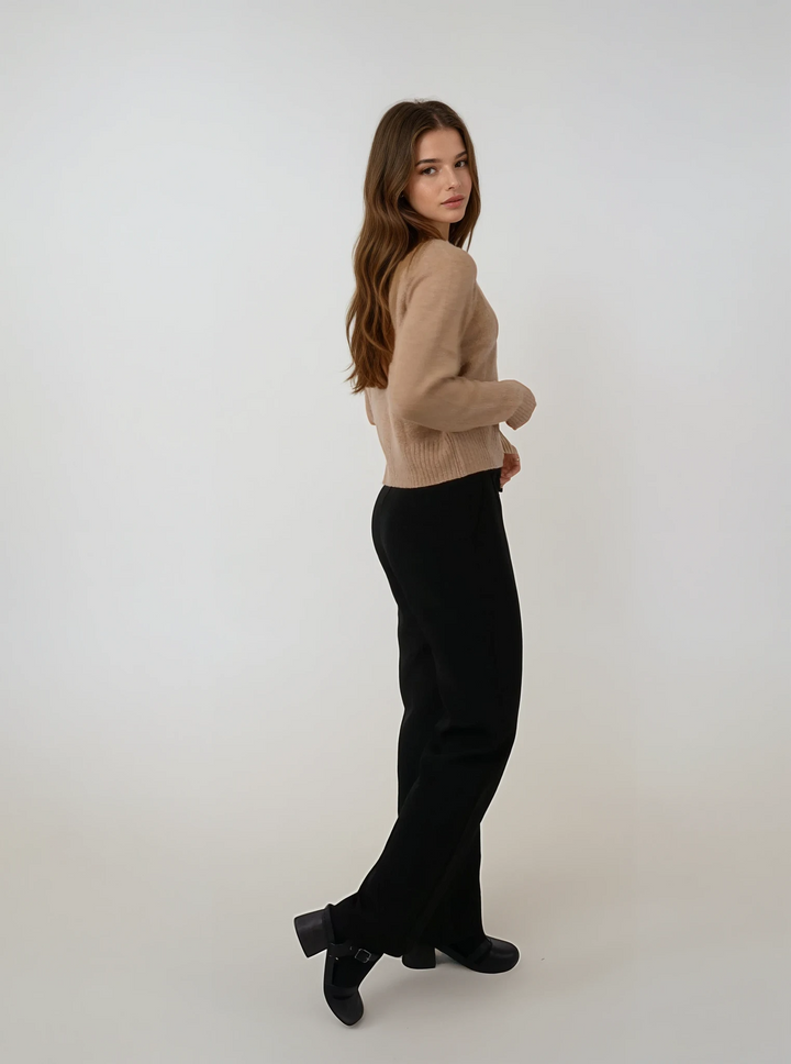 SY-25010 Sweater - 100% Pure Cashmere - Damer - Camel