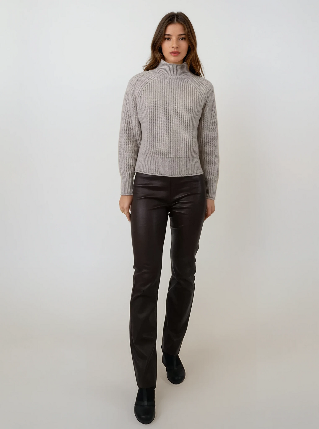 Farah Byxor - Lammstretchläder - Dam - Parker Cognac