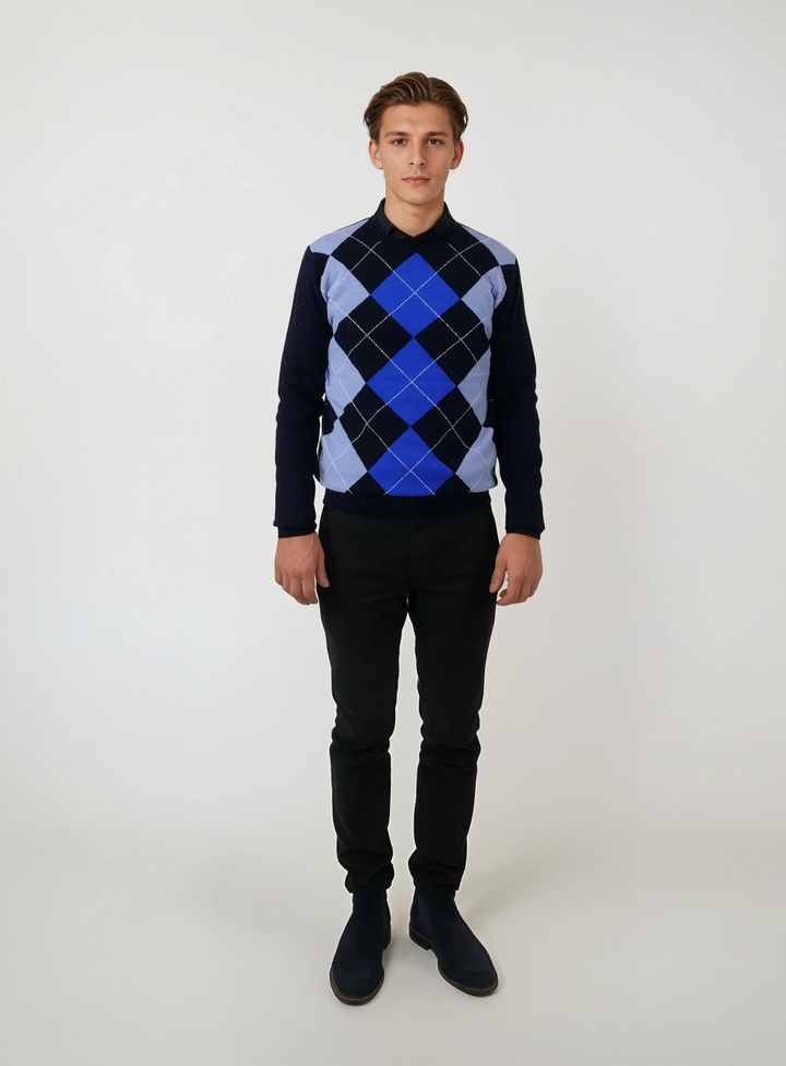 MK3 Herr - 100% Pure Cashmere - Herr - Marinblå