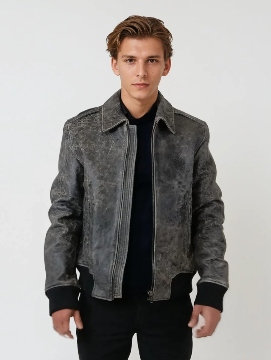 Feris, 65 cm. - Lammleder - Herren - Schwarz