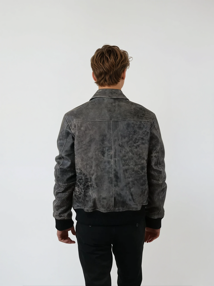 Feris, 65 cm. - Lammleder - Herren - Schwarz