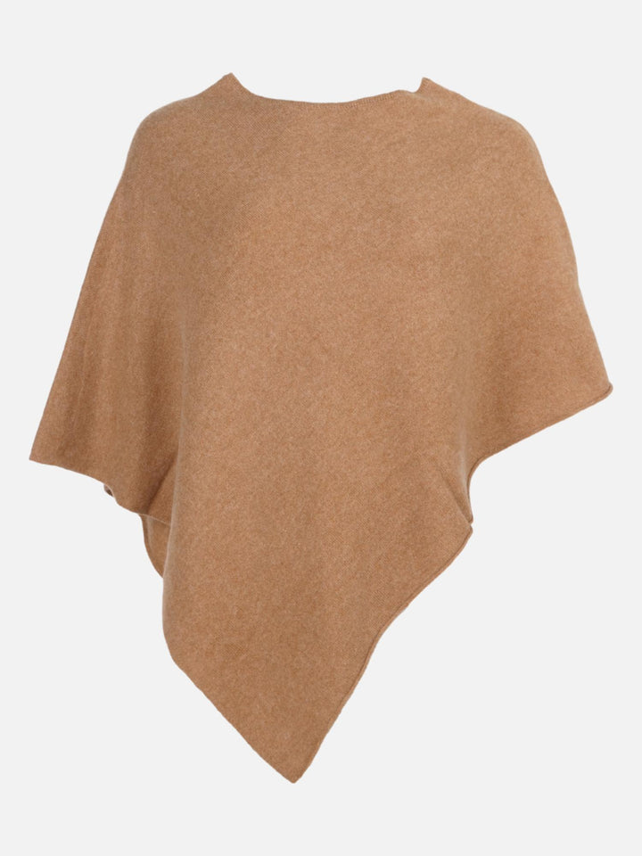 SY-24001 Poncho - 100% Cashmere - Cashew