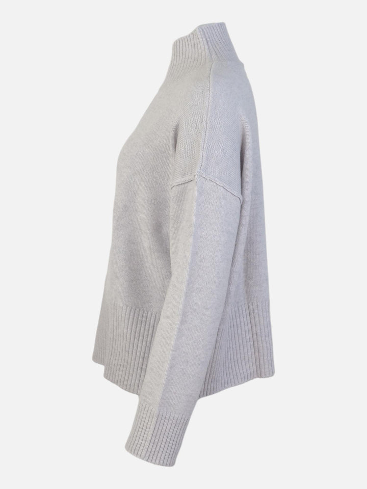 SY-23080 Jersey - 100% Lana - Mujer - Gris Claro
