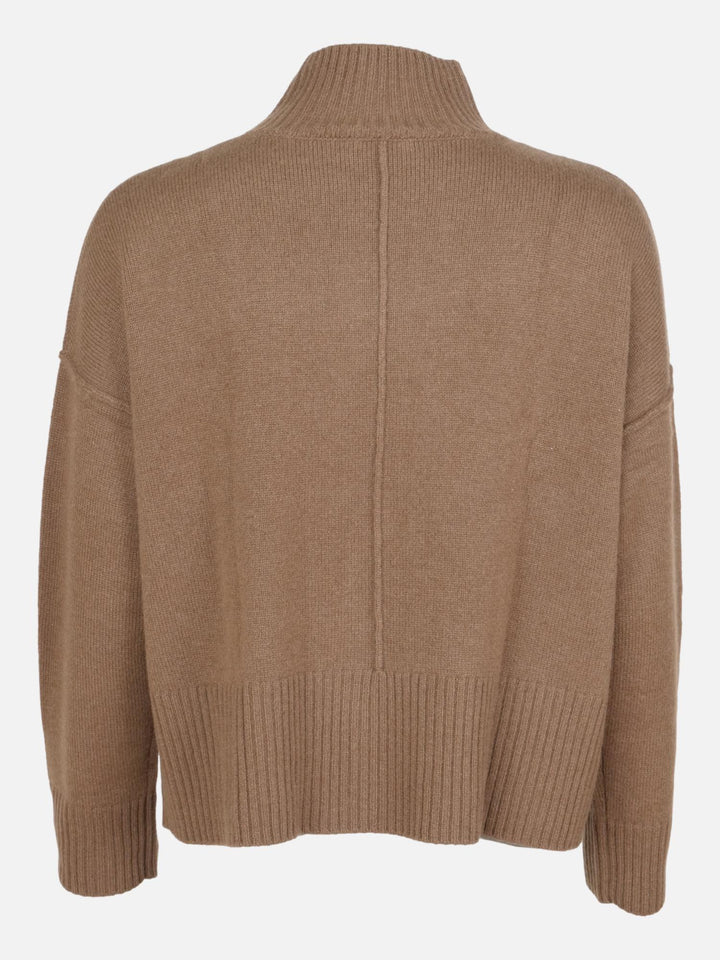 SY-23080 Sweater - 100% Cashmere - Kvinde - Mørkebrun