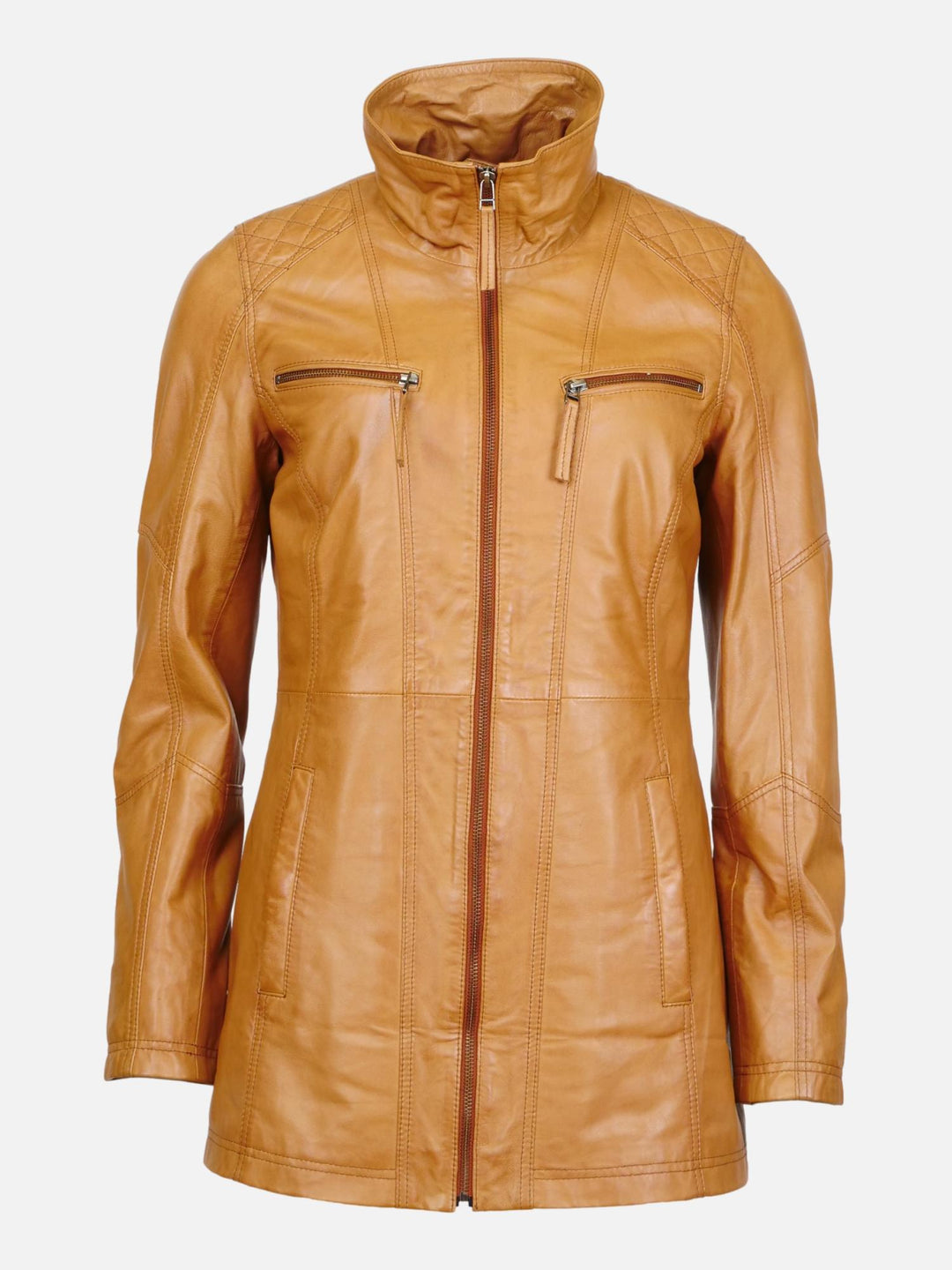 Nieuw Alaine - Lam Malli Leer - Dames - Cognac
