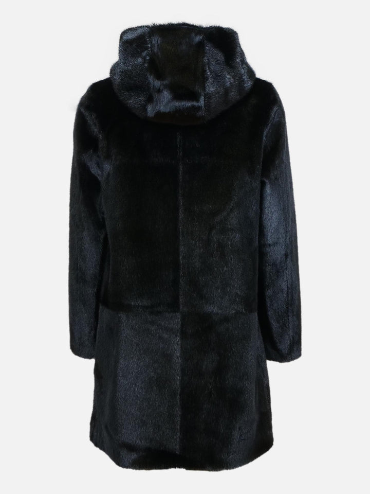 Delaney, 87 cm. - Hætte - Sealjacket - Dame - Sort
