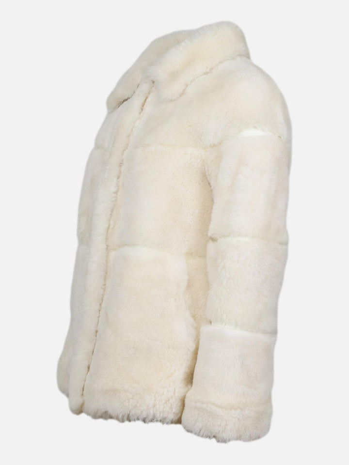 Hayaat, 65 cm. - Kraag - Ice Lamb - Dames - Beige