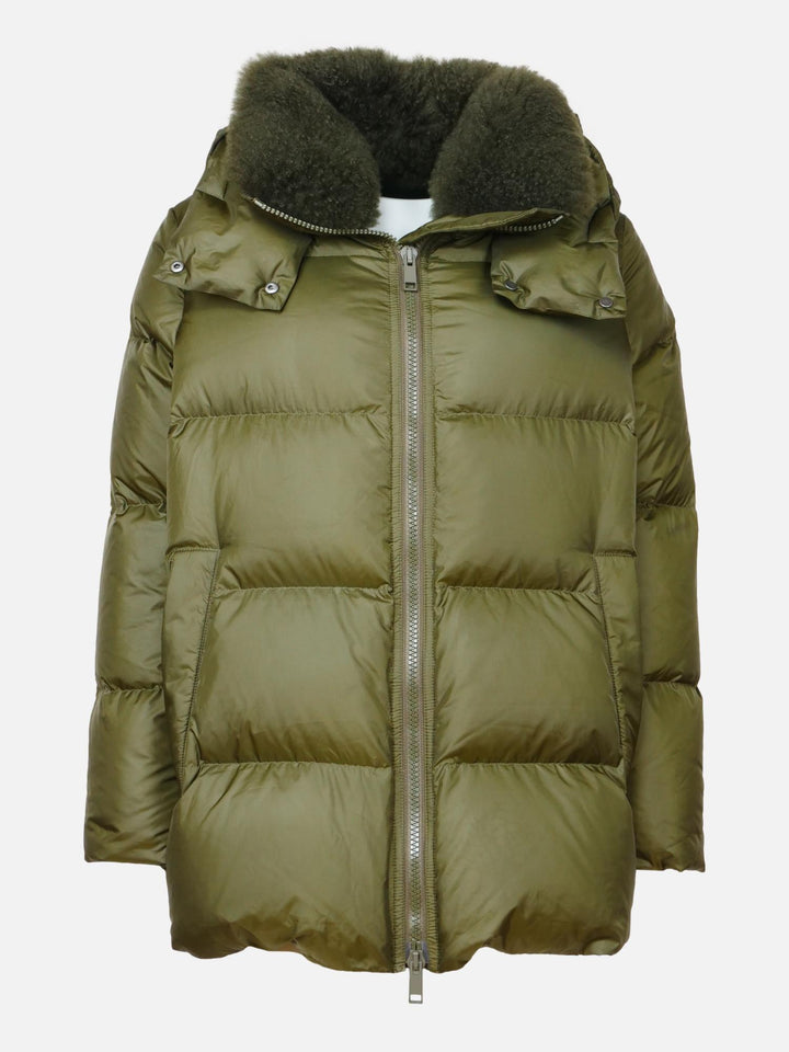 Hester, 75 cm. - Hætte - Dun - Kvinder - Grøn
