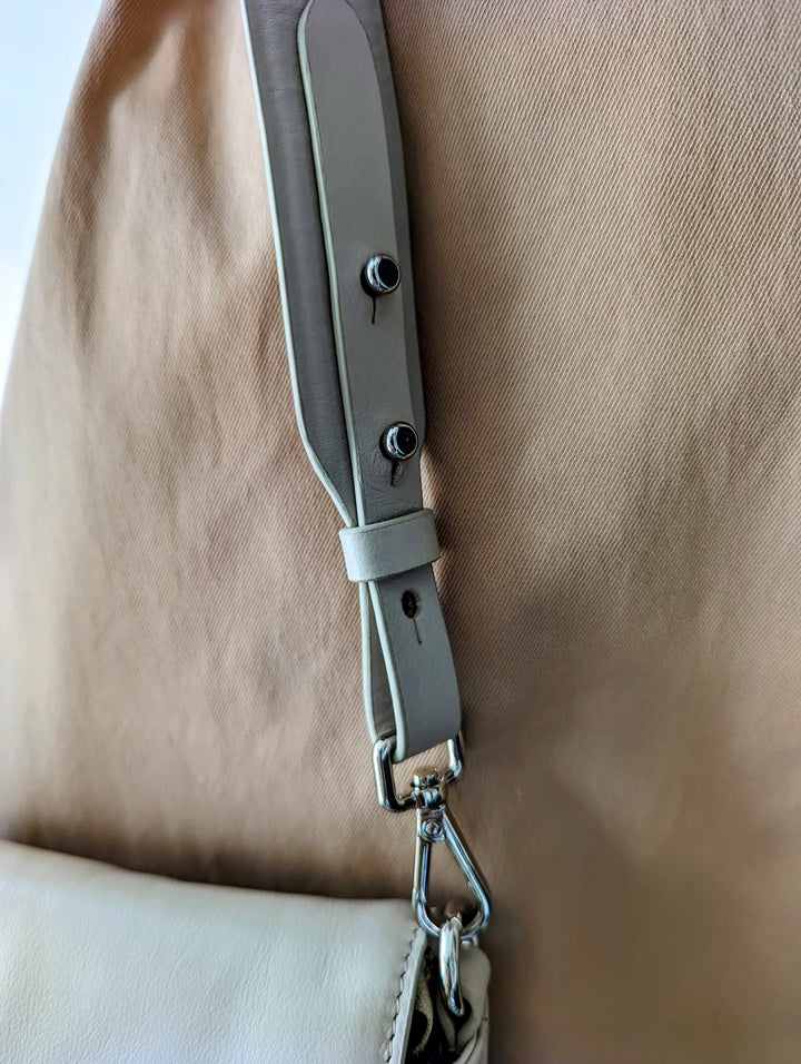 Crossbody 14840 - Lædertaske Tilbehør - Beige