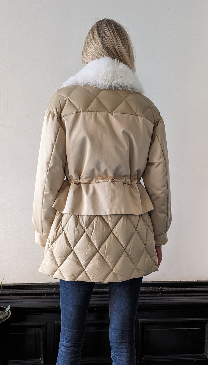 Gova, 80 cm. - Krave - Tekstil - Kvinder - Kamel