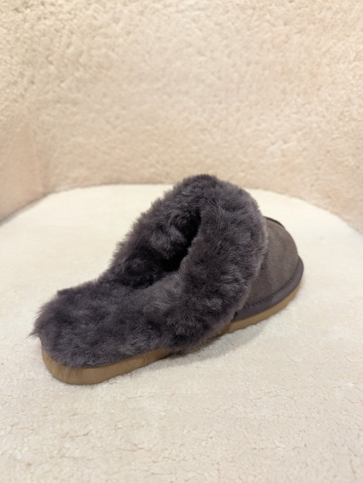 LV1 Hausschuhe – Wildleder-Lamm – Accessoires – Dunkelbraun