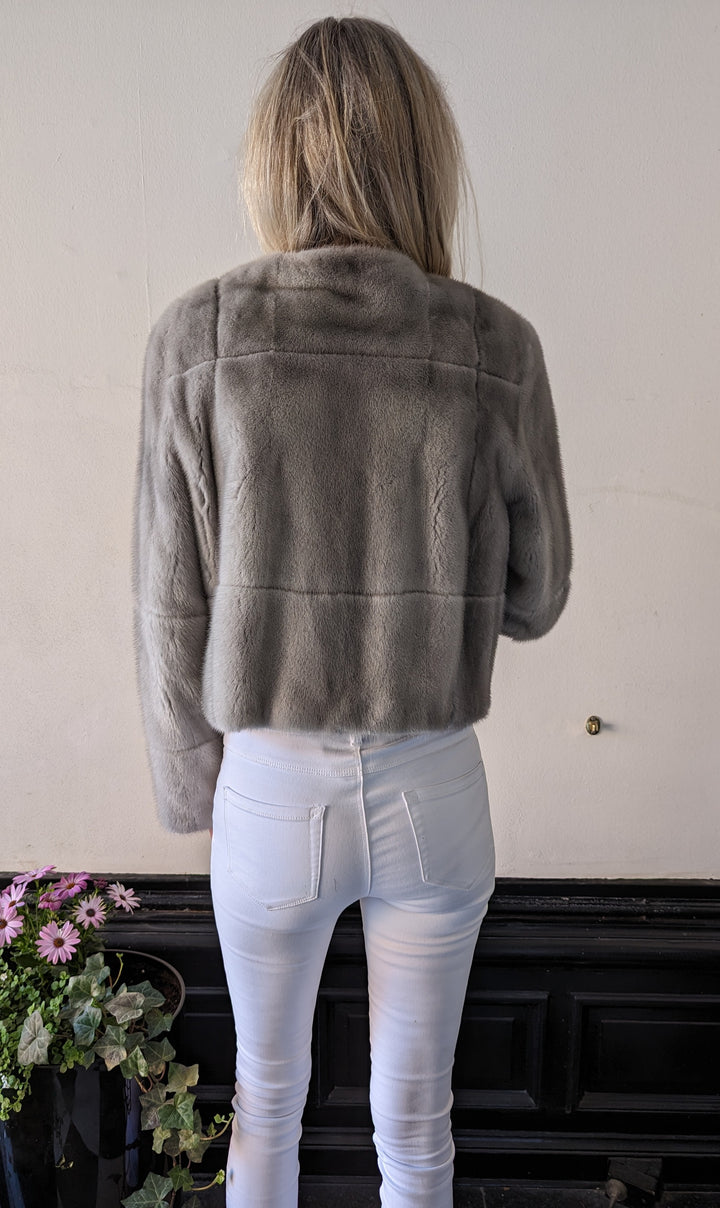 Sandet, 50 cm. - Minkjakke - Dame - Sapphire