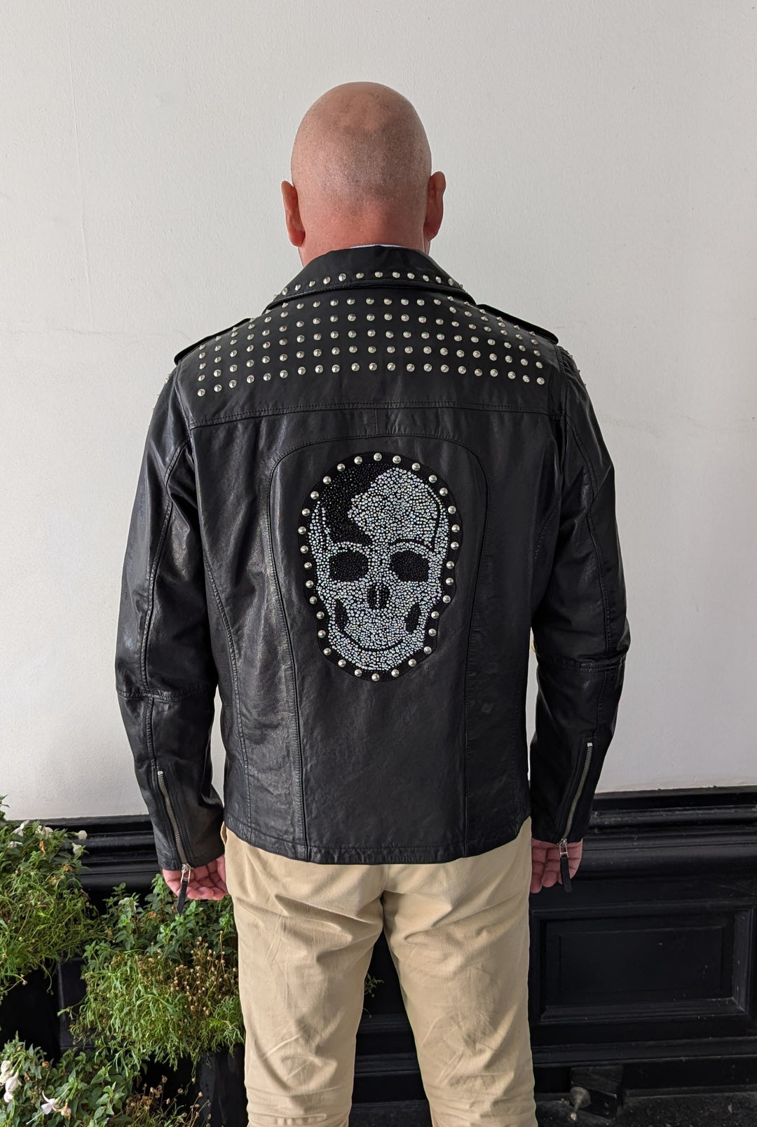 Franky - Lamb Thick Dace Leather -miehet - musta