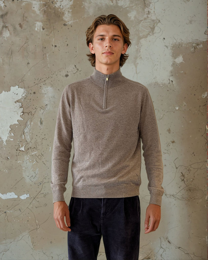 SY-1568 Herrar - 100% Cashmere - Herrar - Eik